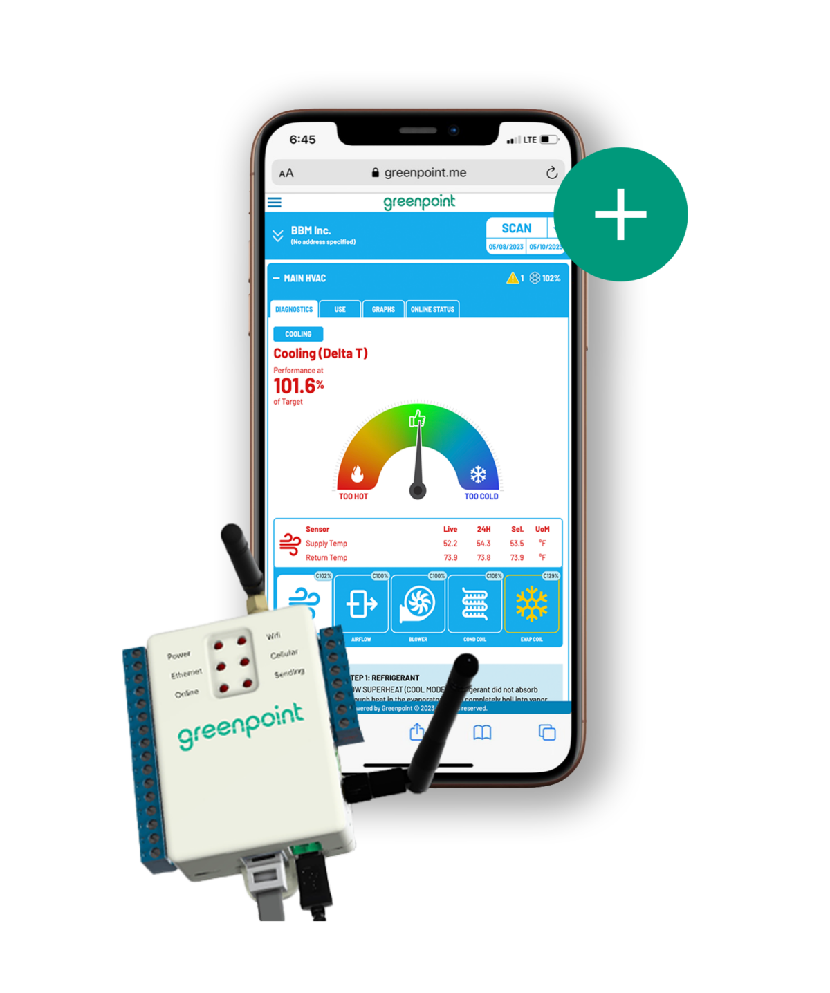 HVAC  Monitoring & Diagnostics (Cellular Data)